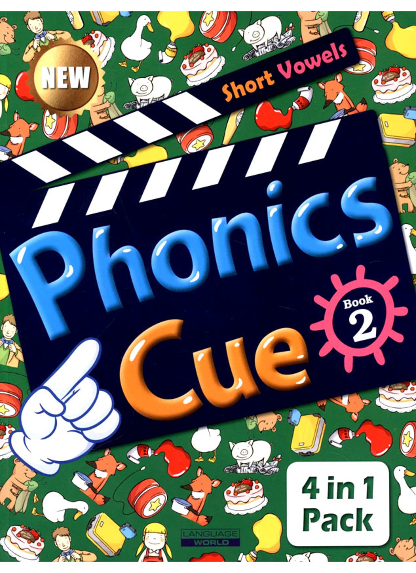 [Language World] Phonics Cue 1~4 Set (2E)